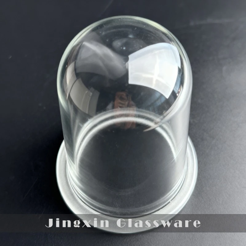 Pressed Glass Clear Table Lamp Shade factory