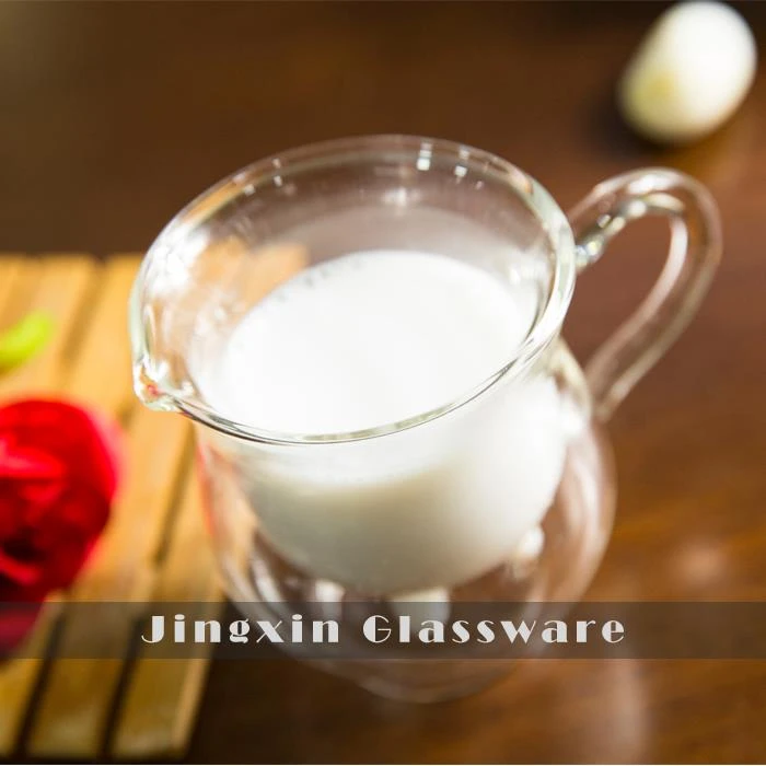Pyrex Clear Double Wall Glass Milk Cup With Handle